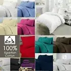 New Split King Bed - 2 Long Single Beds 5 Pce Sheet Set Egyptian Cotton 600 TC