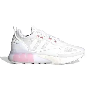 Adidas ZX 2K Boost W 女 白粉 虹光 經典 避震 網布 運動 慢跑鞋 GW0751