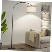 Dimmable Floor Lamp, Arc Floor Lamp with Dimmer Standing Lamp with Black