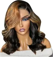 Daiilg Pre-Pulled Straight Lace Front Wig Women'S Wig Glueless Front Closure Ready to Wear Wig Straight Hair