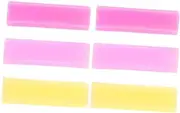 WOONEKY 3-piece Cuticle Scissors Silicone Cover Tool Protection Case for Nail Art Salon Home Travel