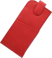 [Mala Leather] Soft Slim Nappa Leather Glasses Case With Tab Fastener 5104_14m