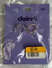 Claire's Girls 2 Rings Gold & Silver Snakes size 3.5