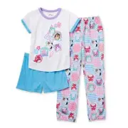 New Girls Squishmallows 3-Piece Top & Bottoms Pajama Set 6 8 10 12