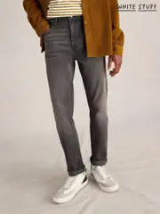White Stuff Black Bronson Slim Jeans (AK9361) | $127