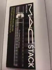 MAC Stack Mascara Superstack Mega Brush Black Mascara .1 oz./ 3 ml NEW Mini Size