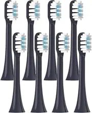 NWHEJIRM Replacement Toothbrush Heads, Compatible For MIJIA T301/T302/T501 Electric Tooth Brush Bristle Nozzles With Vacuum Packaging(8 pcs purple)