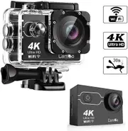 Underwater 4K Camera 16MP WiFi HD Waterproof 30M Sports Camcorder 170 Degree Wide Angle Lens Snorkeling Adventure Recording Action Device