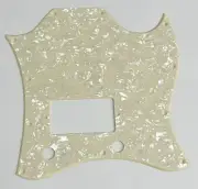 Guitar Pickguard For Gibson SG Standard Single Humbucker,1 Ply Cream Pearl