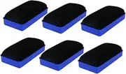 COMNESTBI 6Pcs Whiteboard Erasers Chalkboard Cleaners with Magnetic Backing for Easy Use Schools Offices Homes Lightweight Ergonomic Design for Effortless Cleaning