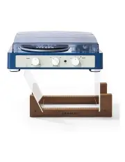 [Gadhouse] Brad MKII Record Player + Bundled Crosley Record Storage Display Stand in Navy