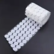 900pc white duct tape Round Coins Dots Self Adhesive Coins Hook and Loop