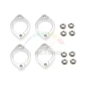 Exhaust Header Split Clamps Flanges For KAWASAKI Ninja 250 1986-1999 1987 1998