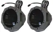 Universal 6.5inch Cage-Mounted Speaker Pods w/ 1.85" Clamps and Unloaded