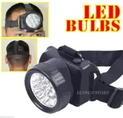 Bright LED Long Shot Bulb Light Headlamp Flashlight Battery Adjustable Headlight