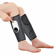 Leg Massager for Circulation with Air Compression Heat Easy to Use Muscle Relaxation 3 Intensities and Modes in Grey