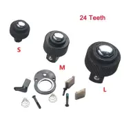 Ratchet Wrench Spanner Parts Socket Wrench 24 Teeth Amphibious Spanner