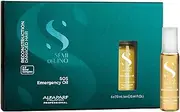 Alfaparf Milano Semi Di Lino Reconstruction SOS Emergency Oil - Hair Oil Nourishes and Restructures Hair Fiber - Anti-Breakage - 6 x 0.44 oz