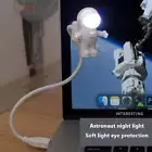 Portable USB Powered Night Light Astronaut Reading Desk Laptop Computer Lighting