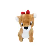 ZippyPaws Holiday Reindeer Plush Squeaker Toy for Dogs