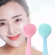 Silicone Facial Cleanser Brush Soft Face Massage Washing Brush Blackhead Remo CR