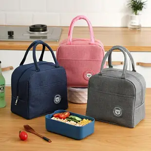 兒童可愛卡通帆布便當包保溫飯盒袋手提包帶飯袋子飯盒手提袋午餐