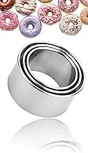 Honwor Versatile 3Pcs Stainless Steel Cutters for Baking & Cooking - Round Edge Shapes for Cookies, Biscuits, Dumplings, Cakes, Pastries, Scones.