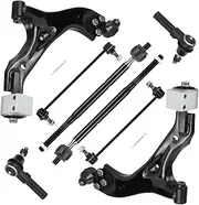 Front Lower Control Arm w/Ball Joint Fit For Chevrolet Equinox 2005-2007 Pontiac Torrent 2006-2007 Driver and Passenger Side Suspension Kit with Stabilizer Sway Bar End Tie Rod End