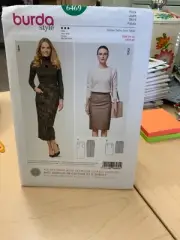 BURDA Sewing Pattern 6469 Knee or Shin Length SKIRTS Sz 8-18 - Uncut