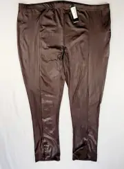 Boohoo Pants Pull On Stretch Legging Split Leg Womens Size 22