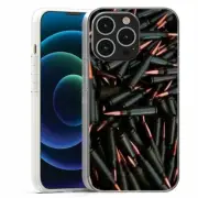 For Apple IPhone 13 Pro Max Mini TPU Case Cover+Glass(Bullets Stash)