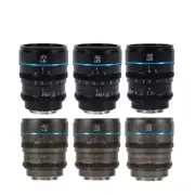 SIRUI Night Walker 24mm 35mm 55mm T1.2 S35 Cine Lens Large Aperture Camera Lens