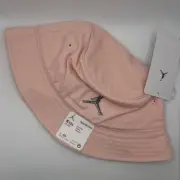 Nike Jordan Jumpman Boys Bucket Hat Legend Pink/Chrome Badge 8-20 YOUTH NWT