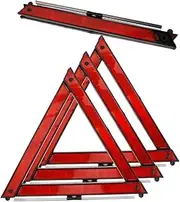 Car Safety Kit 4pcs Roadside Triangle Sign Reflective Material Safety Triangle