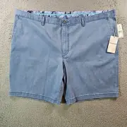 $110 NWT - Tommy Bahama Boracay Shorts Mens 50 RG 10" Port Side Blue Stretch