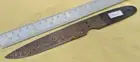 8.50" HAND MADE chopper Damascus steel Blue Fire knife blank blade quality 1495