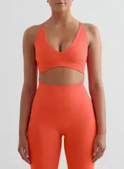 [aim'n] Tangerine Shape Seamless Cross Back Bra