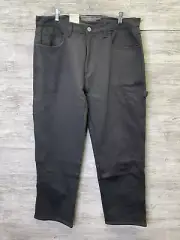 Berkley Jenson Carpenter Pants Mens 40x30 Straight Leg Fleece Lined Relaxed