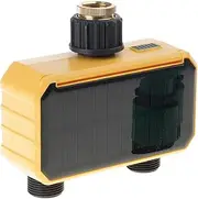 Practical Automatic Water Timer with Double Valves Digital Water Timer for Garden Sprinkler and Drips
