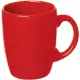 【EXCELSA】陶製馬克杯 紅260ml(水杯 茶杯 咖啡杯)