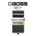 BOSS GE-7 GRAPHIC EQUALIZER 等化器 效果器 GE7【金聲樂器】