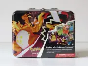 NEW SEALED Pokemon TCG Charizard Collector's Treasure Chest Lunch Box Tin