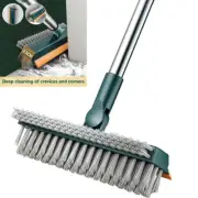3in1 Heavy Duty Tile Deck Scrub Stiff Floor Scrubbing Brush Long∫> ∝↜