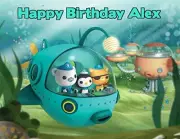 The Octonauts Image Photo Cake Topper Sheet Personalized Birthday Party