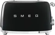 Smeg 50s Style 4 Slot Toaster - Black