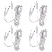 4 Count TENS Wires Pin Electrode Wires for TENS Unit Electrodes Cords Lead Wi...
