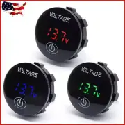 LED Digital Display Car Voltmeter with Touch Display Panel Digital Gauge Tester