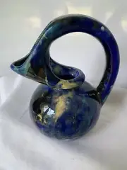 Exquisite Handmade One-of-a-Kind Drip Glaze Deco Art Pitcher