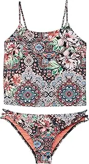 [O'Neill] Girl's Naples High Neck Tankini Set (Little Kids/Big Kids)