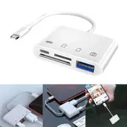 4 in 1 OTG Camera Card Reader to USB Adapter SD TF For iPhone iPad iPod Touch